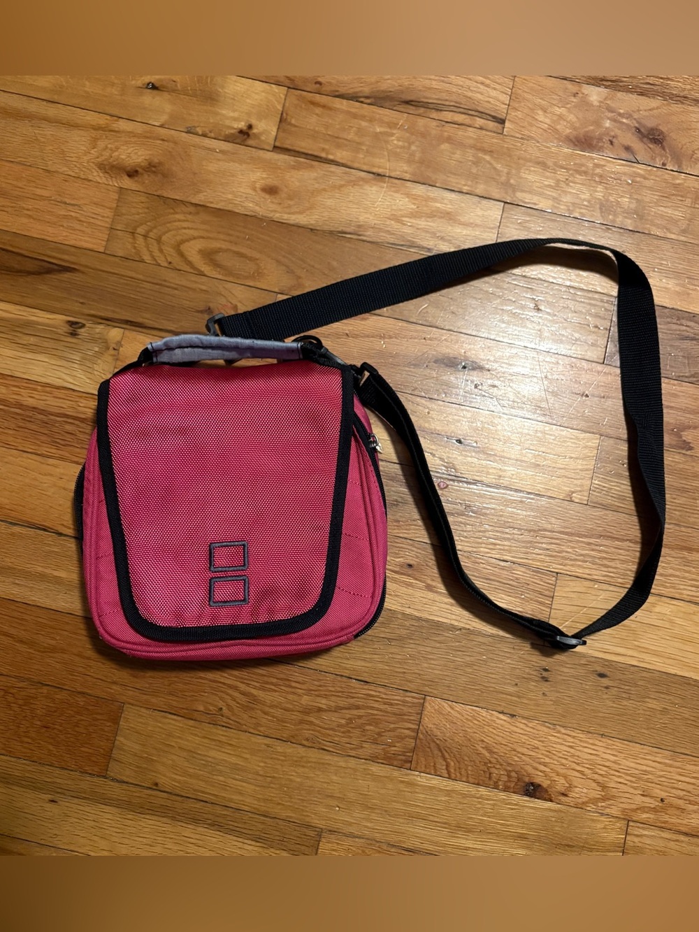 Official Nintendo DS Red Black Crossbody Carrying Bag Case Vintage 🎮